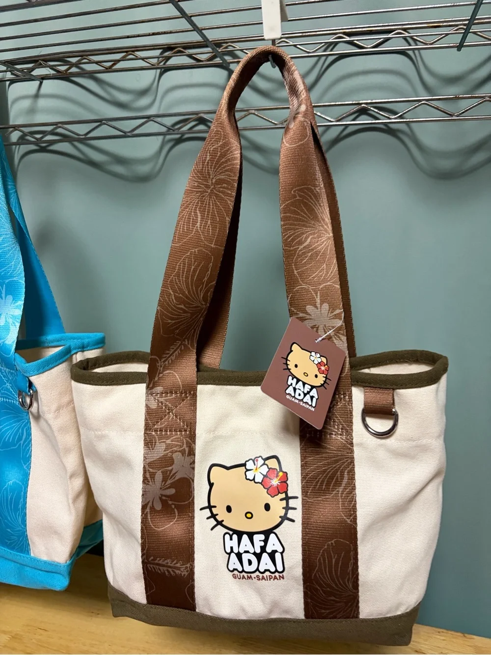 ABC Store Guam Saipan Exclusive Hello Kitty Canvas Tote Bag